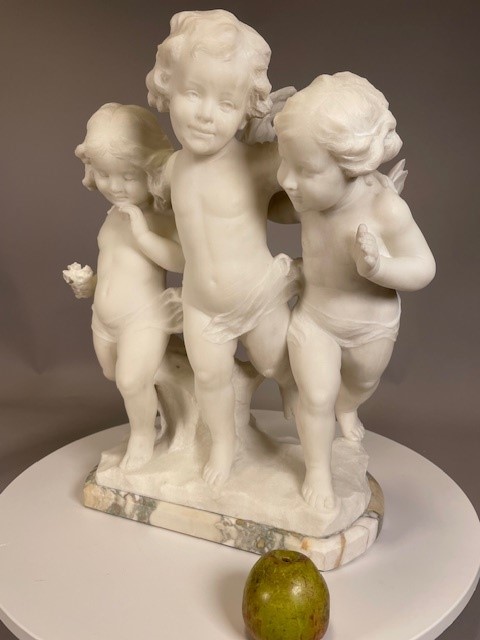 19th century marble group