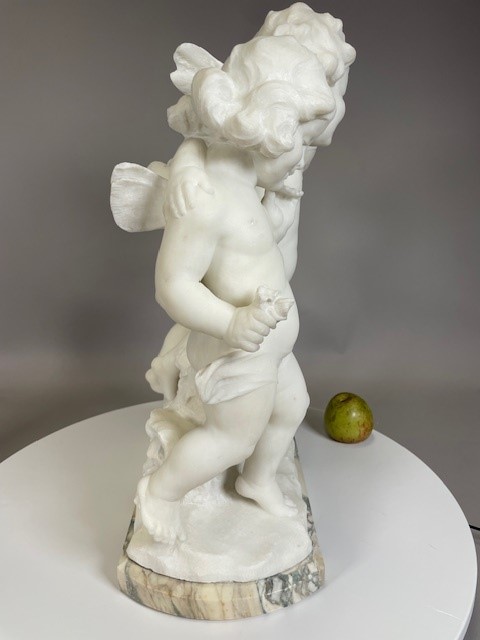 19th century marble group