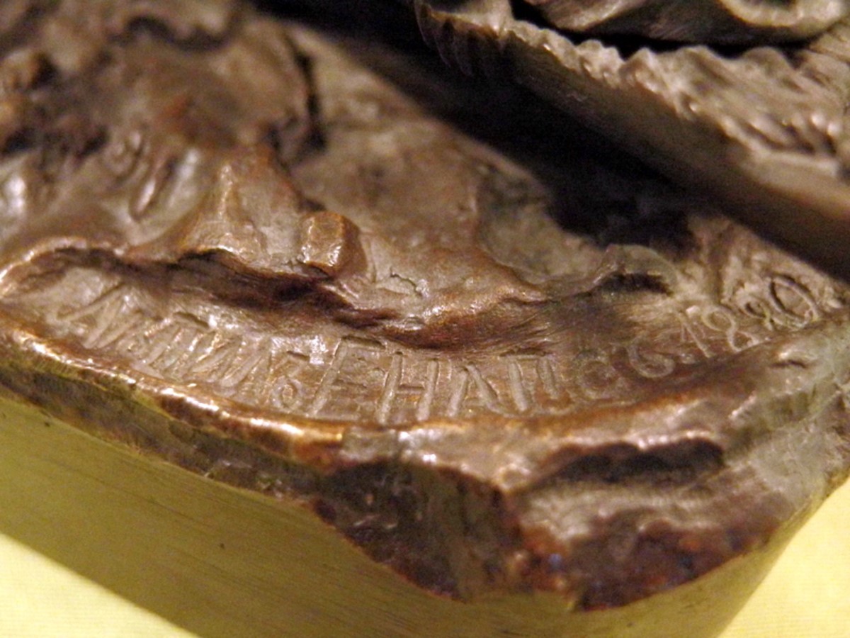 A Russian bronze troika Naps Evgeni Ivanovich