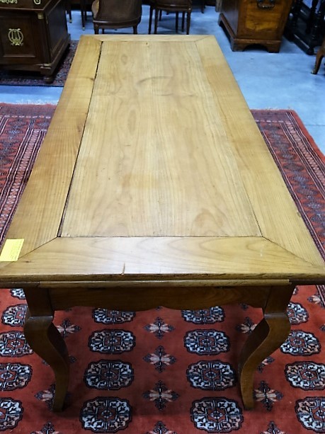 Antique Country Table Cherrywood France with side extensions 