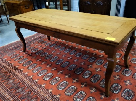 Antique Country Table Cherrywood France with side extensions 