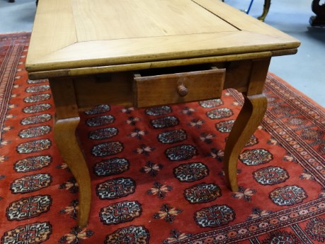 Antique Country Table Cherrywood France with side extensions 