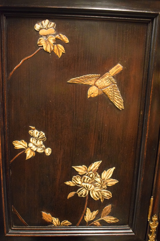 Cabinet on Stand Chinoiserie Style France 19th century