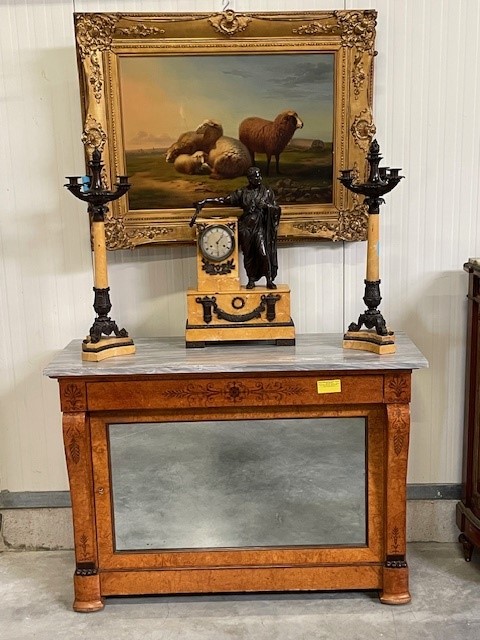 Charles X dresser in maple wood