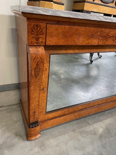 Charles X dresser in maple wood