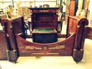 Empire period mahogany and ormolu bed with commode and writing chest France ca .1810-1820