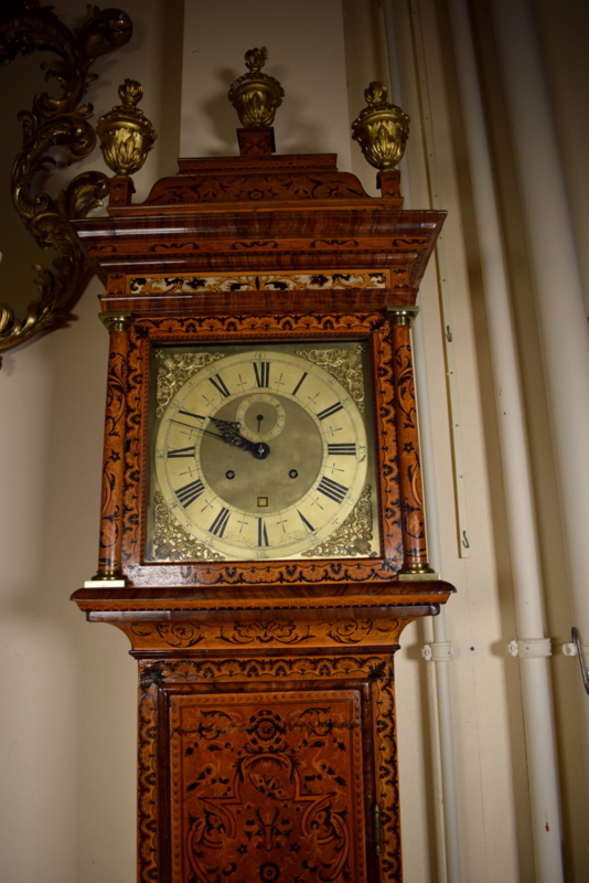 English seaweed longcase clock