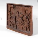 Flemish relief in walnut dated 1761