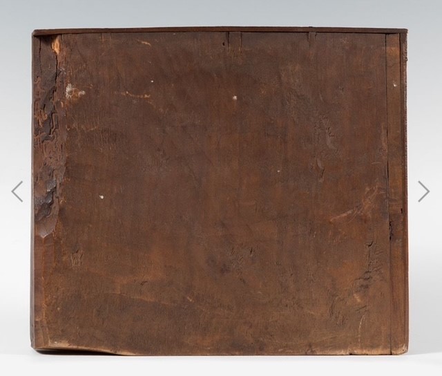 Flemish relief in walnut dated 1761