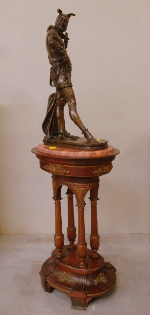 Harlequin bronze sculpture by Jozef Willems (1845-1910) Cire Perdue Compagnie des Bronzes Bruxelles