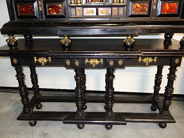 hispano flemish cabinet on stand