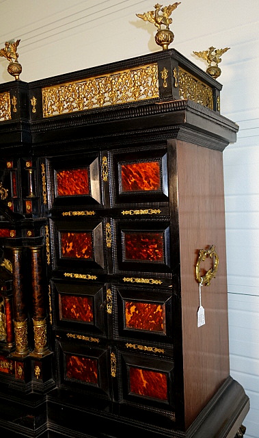 hispano flemish cabinet on stand