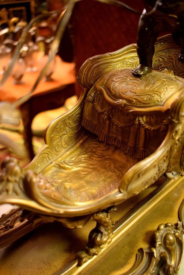 Louis XV clockset attributed to François Linke 