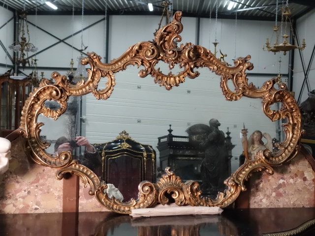 Louis XV style mirror