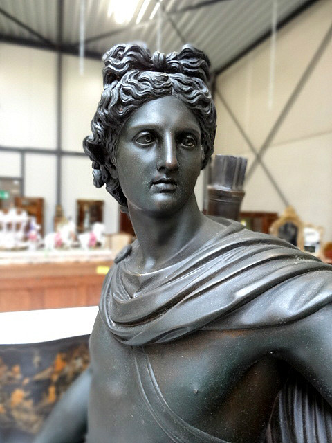 Neo-Classical Bronze Sculpture of Apollo Belvedere