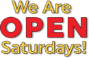 Open on Saturdays or by Appointment