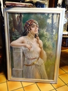 Painting Oriental Beauty by Joseph Brunner Vienna Austria Oil on canvas