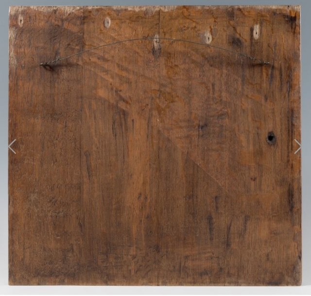 Pair of reliefs in oak , Flemish circa 1500
