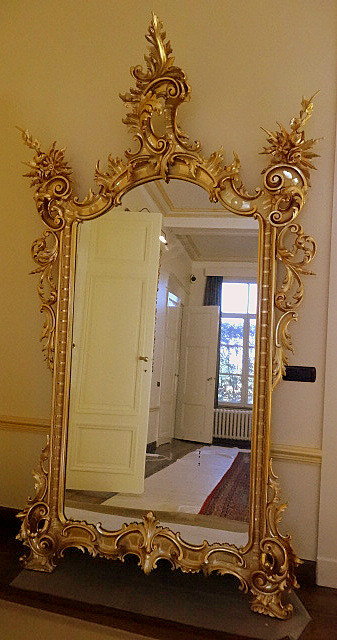 Pair Palatial Gilt Mirrors Louis XV Style (left & right)