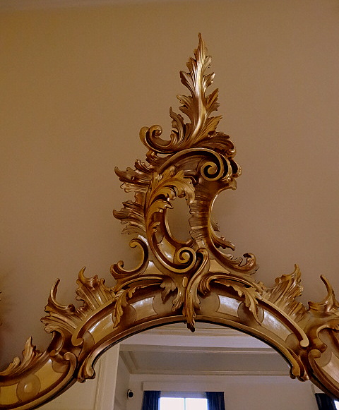 Pair Palatial Gilt Mirrors Louis XV Style (left & right)