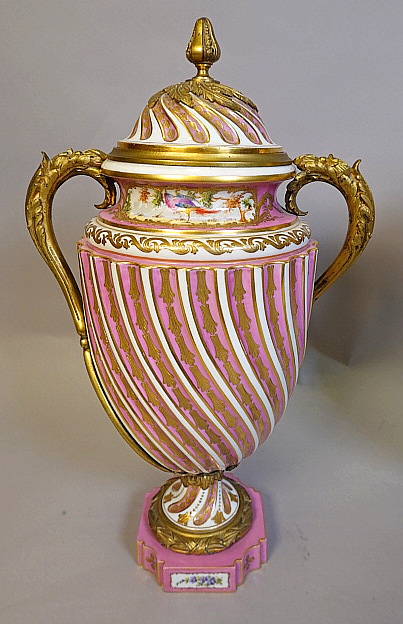 Sèvres porcelain vases