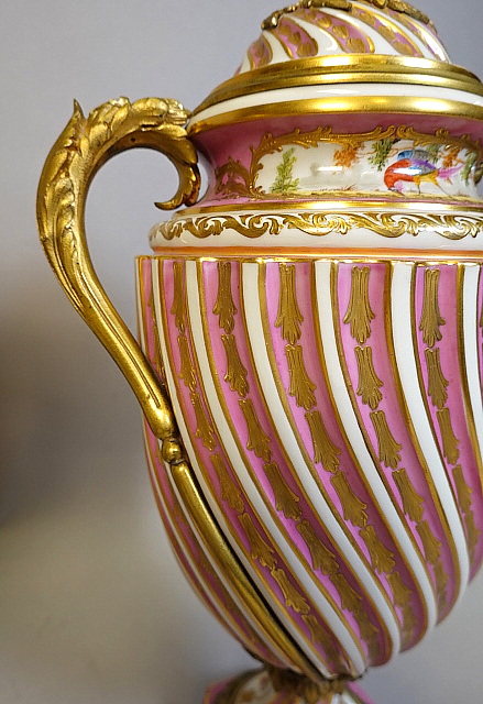 Sèvres porcelain vases
