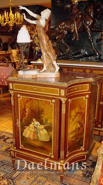 Vernis Martin Painted Cabinet France 19th Century Furniture