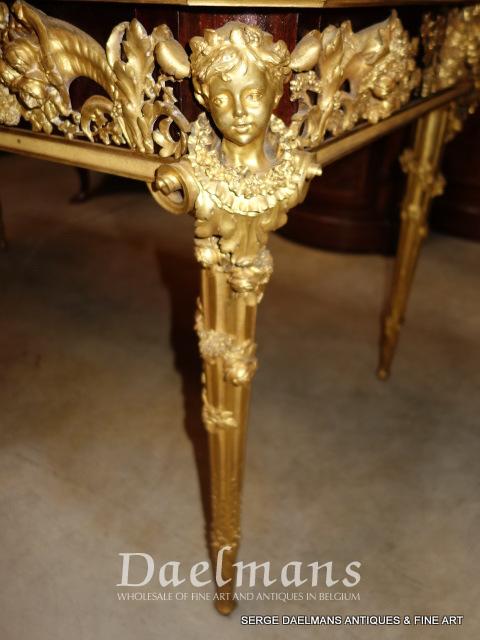 Desk In Gilt Bronze Louis Xvi Style France Furniture Daelmans